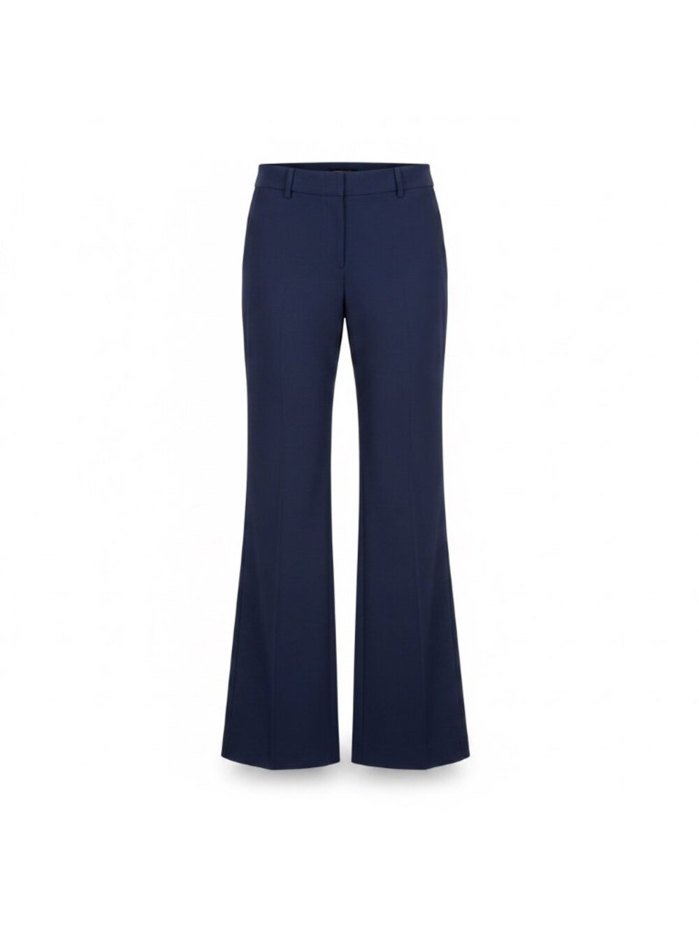 BCBGMaxAzria Womens Navy Flared Dress Pants Size 8